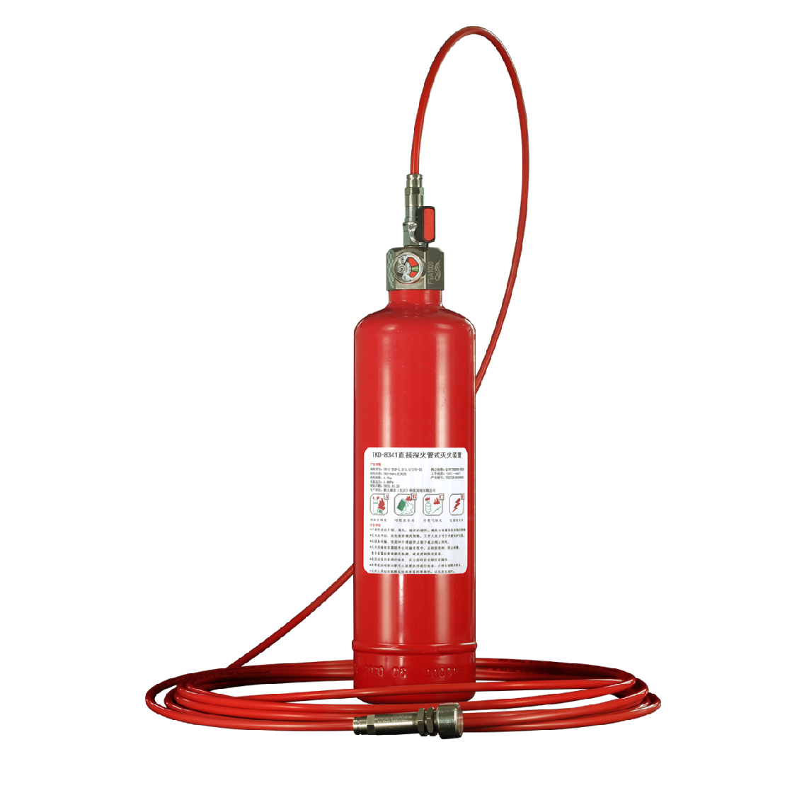 Perfluorohexanone fire detection tube fire extinguishing system